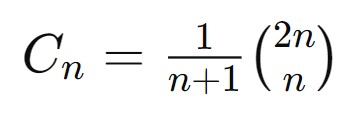 Catalan number nth