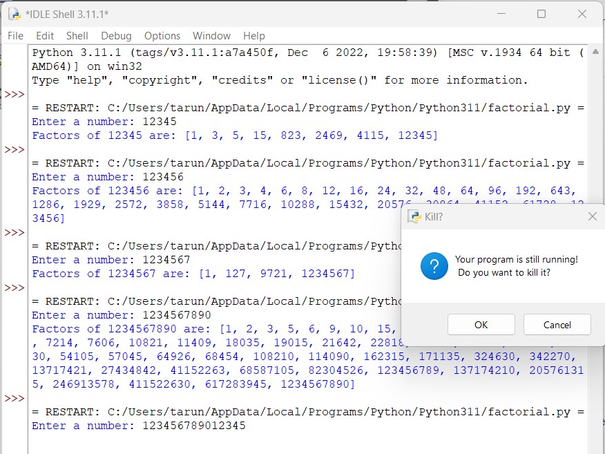 P vs NP problem factors not print